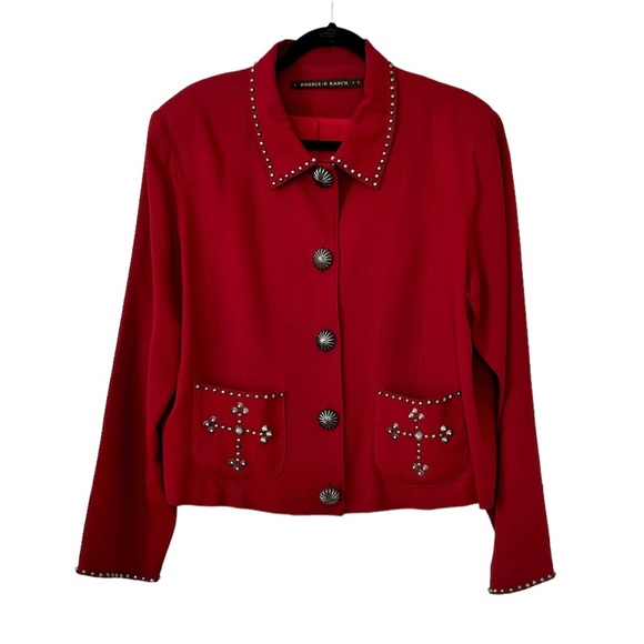Double D Ranch Red Jacket - Picture 1 of 8